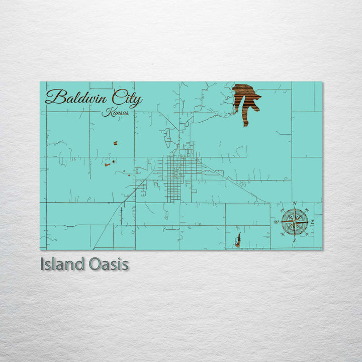 Baldwin City, Kansas Street Map