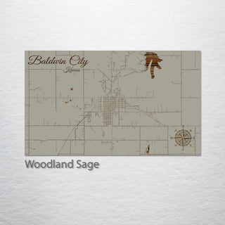 Baldwin City, Kansas Street Map