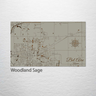 Bel Aire, Kansas Street Map