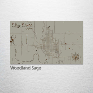 Clay Center, Kansas Street Map