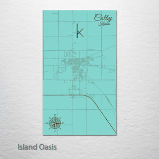 Colby, Kansas Street Map