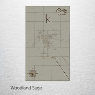 Colby, Kansas Street Map
