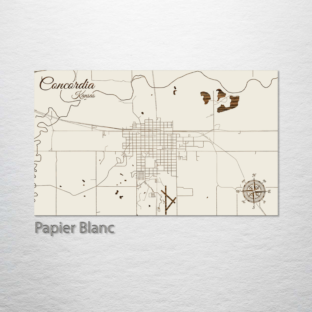 Concordia, Kansas Street Map