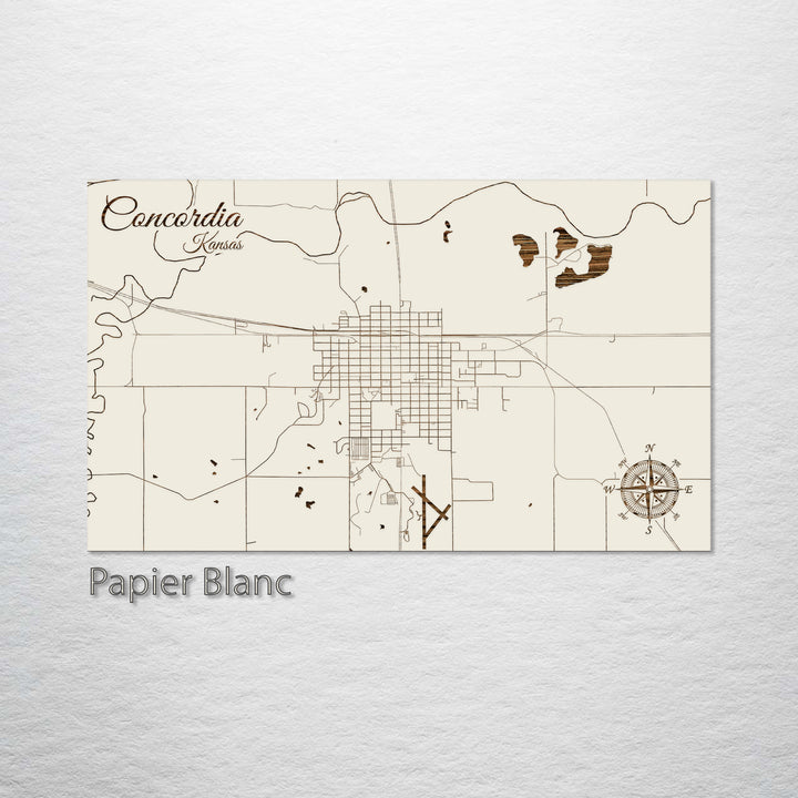 Concordia, Kansas Street Map