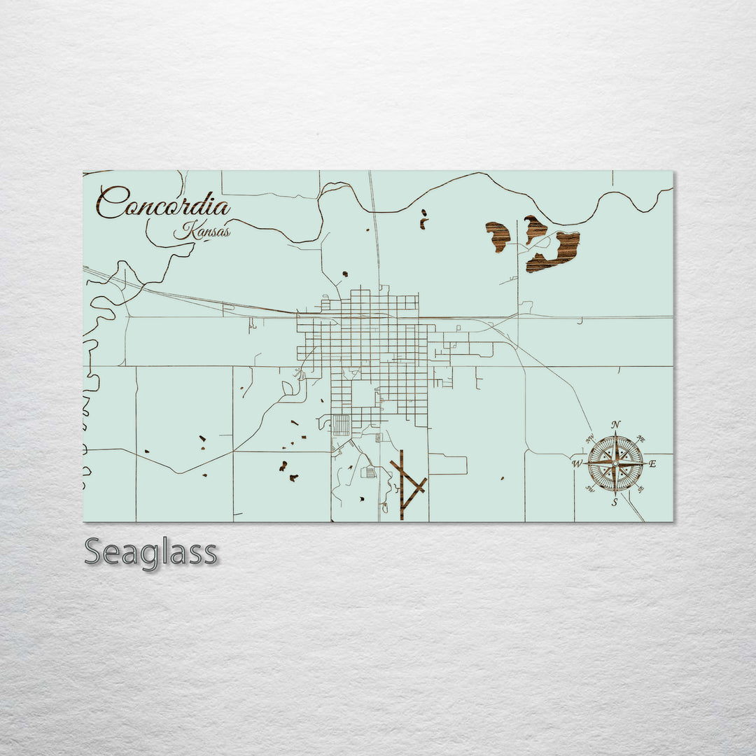 Concordia, Kansas Street Map