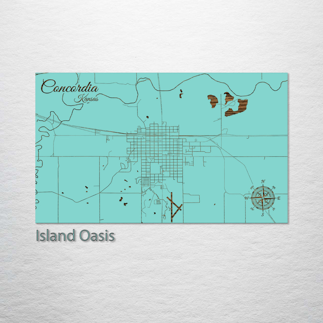 Concordia, Kansas Street Map