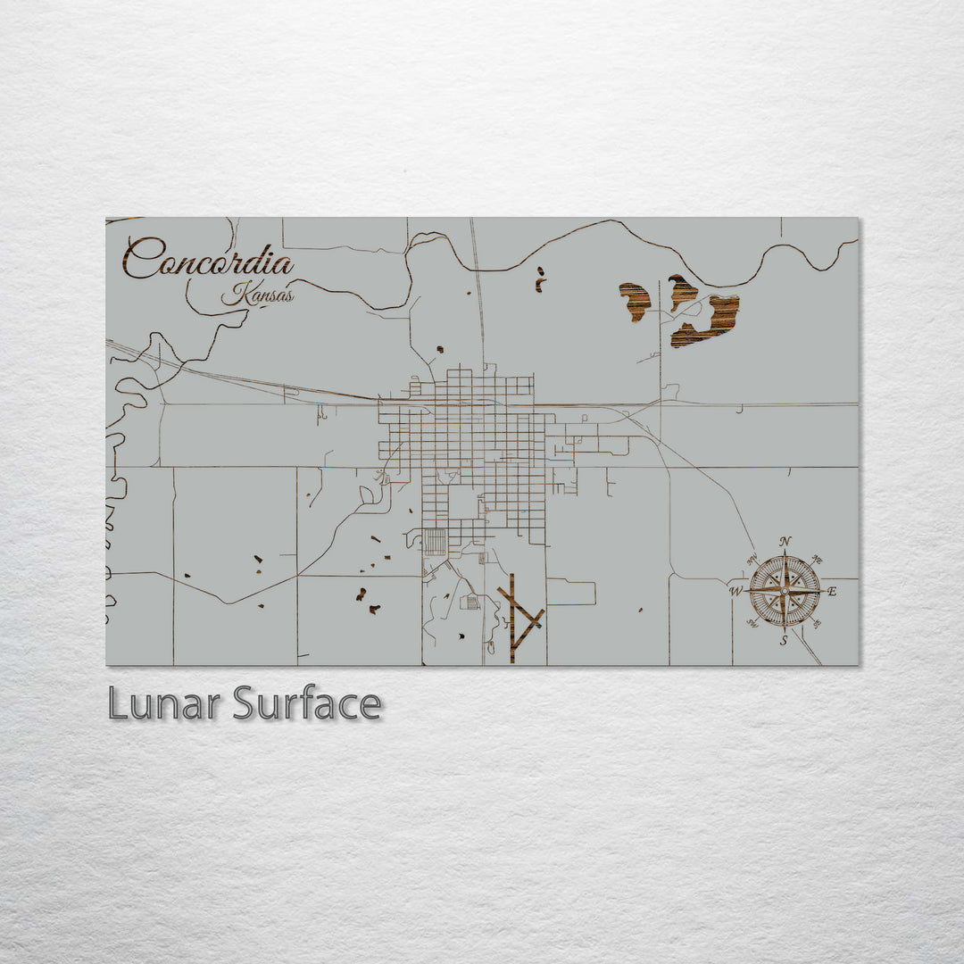 Concordia, Kansas Street Map