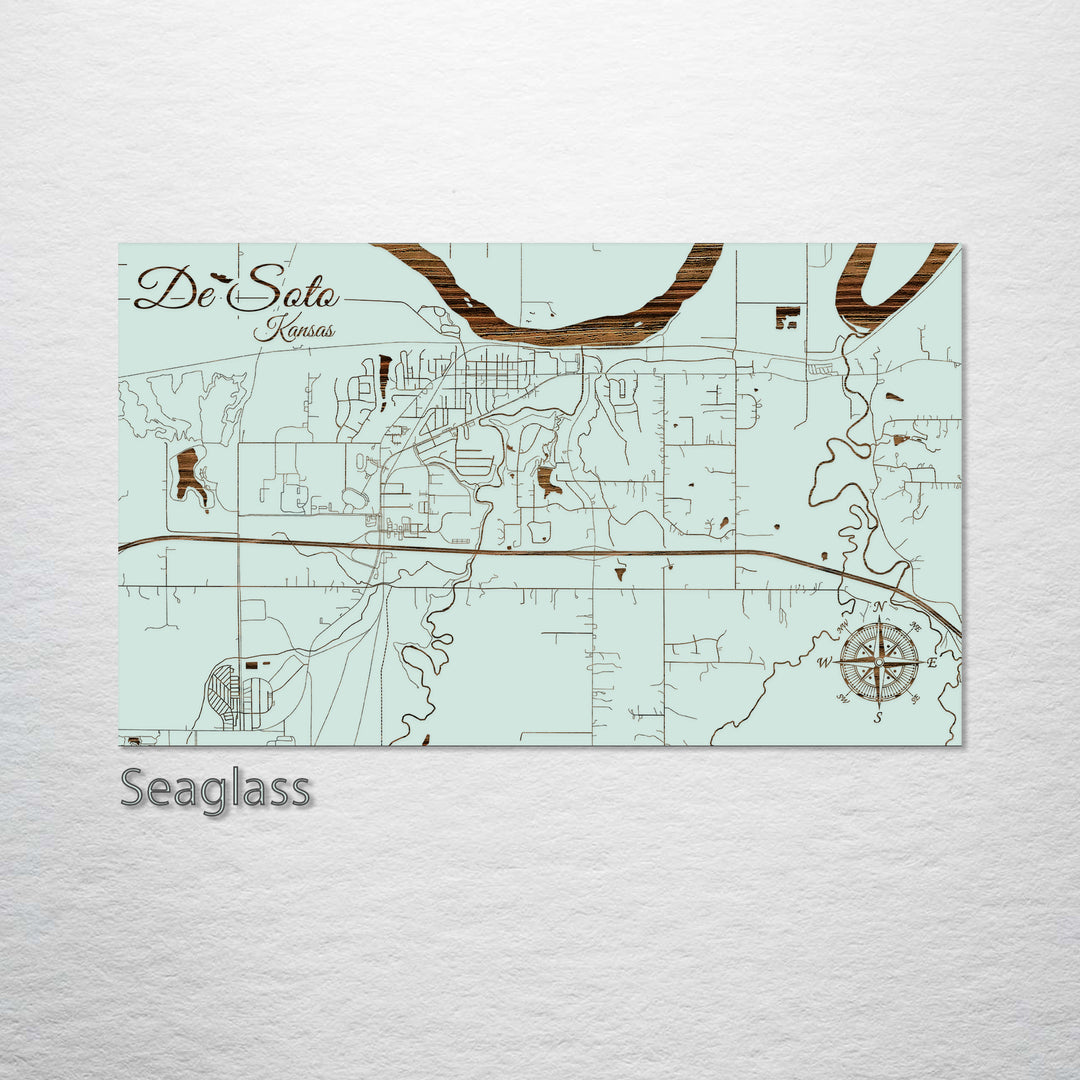 De Soto, Kansas Street Map