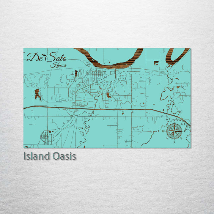 De Soto, Kansas Street Map