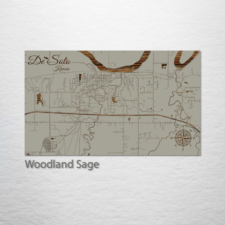 De Soto, Kansas Street Map