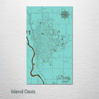 Derby, Kansas Street Map