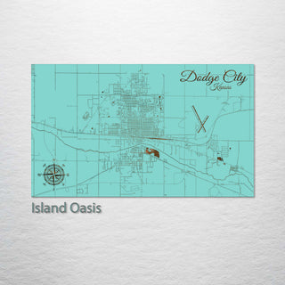 Dodge City, Kansas Street Map