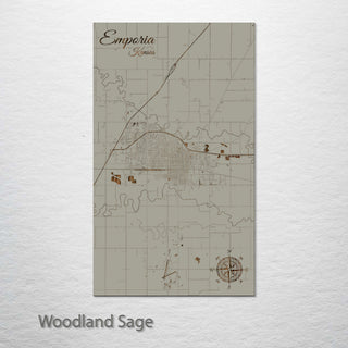 Emporia, Kansas Street Map