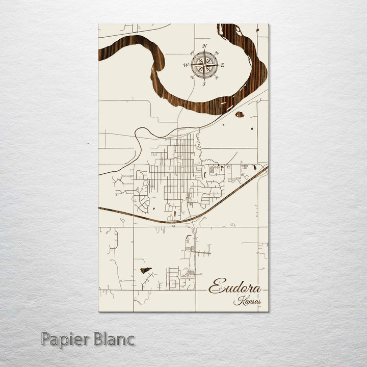 Eudora, Kansas Street Map