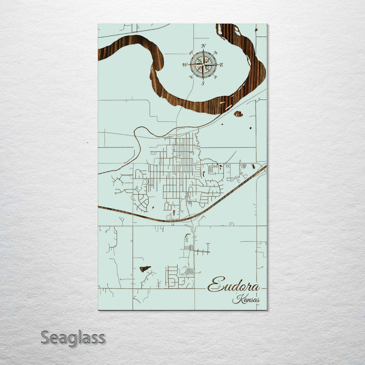 Eudora, Kansas Street Map