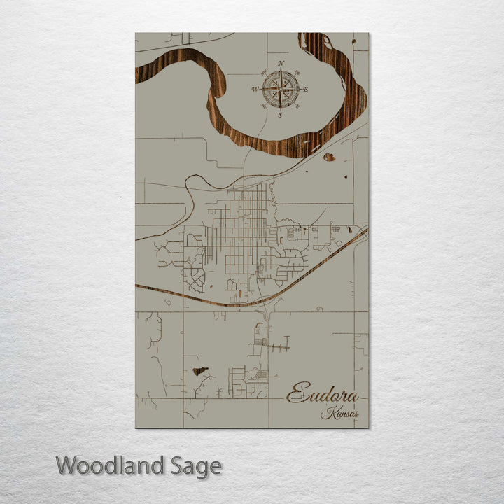 Eudora, Kansas Street Map