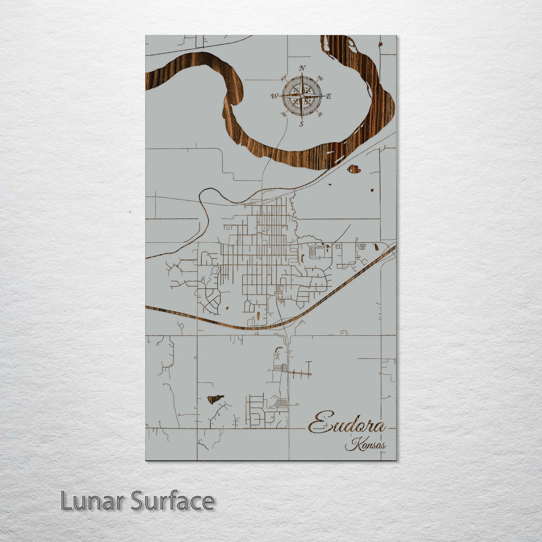 Eudora, Kansas Street Map