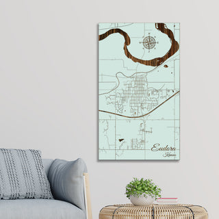 Eudora, Kansas Street Map