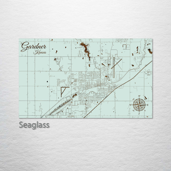 Gardner, Kansas Street Map