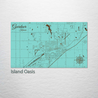 Gardner, Kansas Street Map