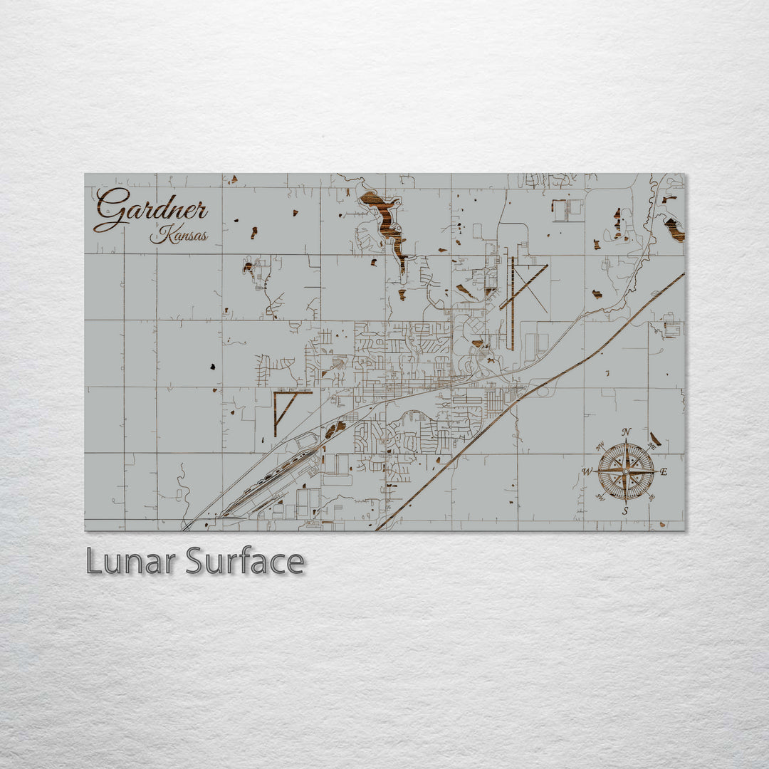 Gardner, Kansas Street Map