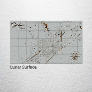 Gardner, Kansas Street Map