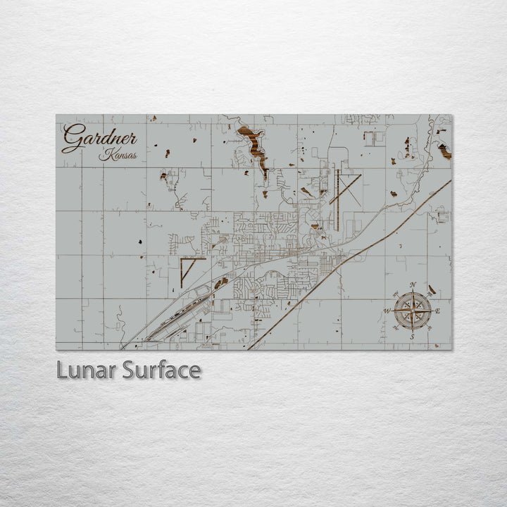 Gardner, Kansas Street Map