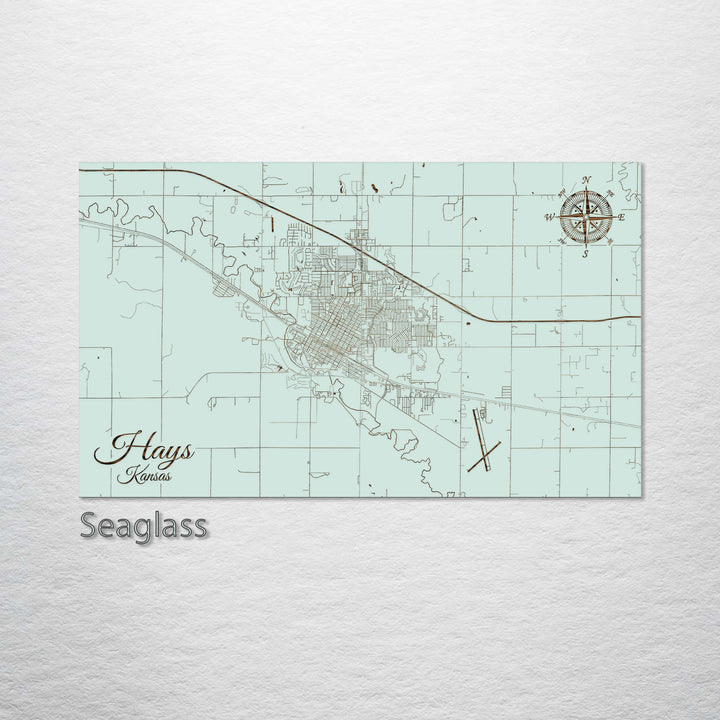 Hays, Kansas Street Map