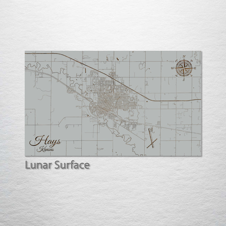 Hays, Kansas Street Map