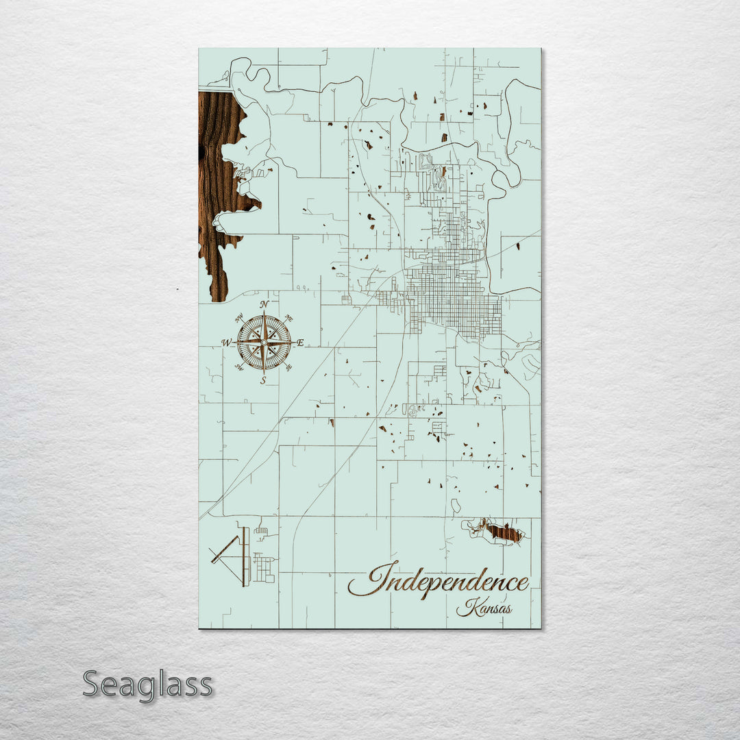 Independence, Kansas Street Map