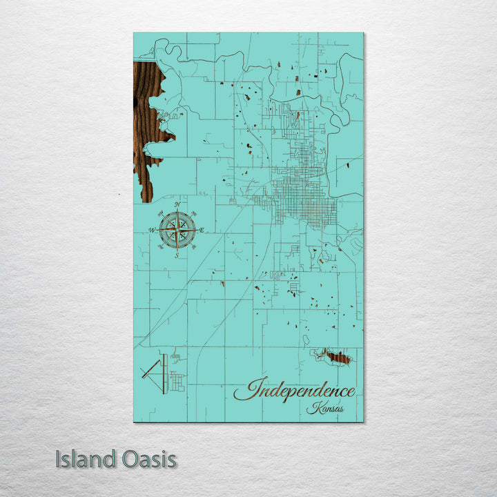 Independence, Kansas Street Map
