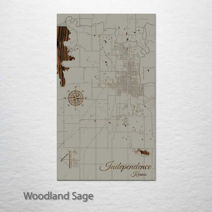 Independence, Kansas Street Map