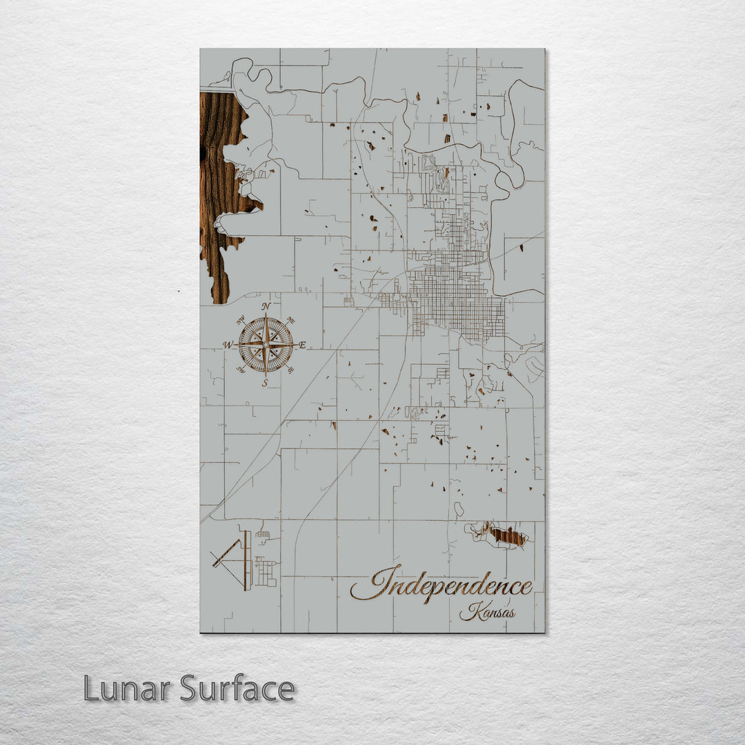 Independence, Kansas Street Map