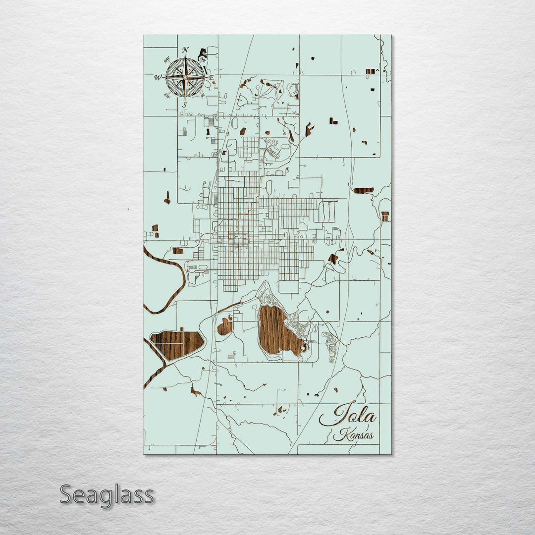 Iola, Kansas Street Map