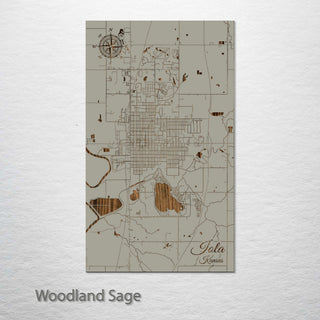 Iola, Kansas Street Map