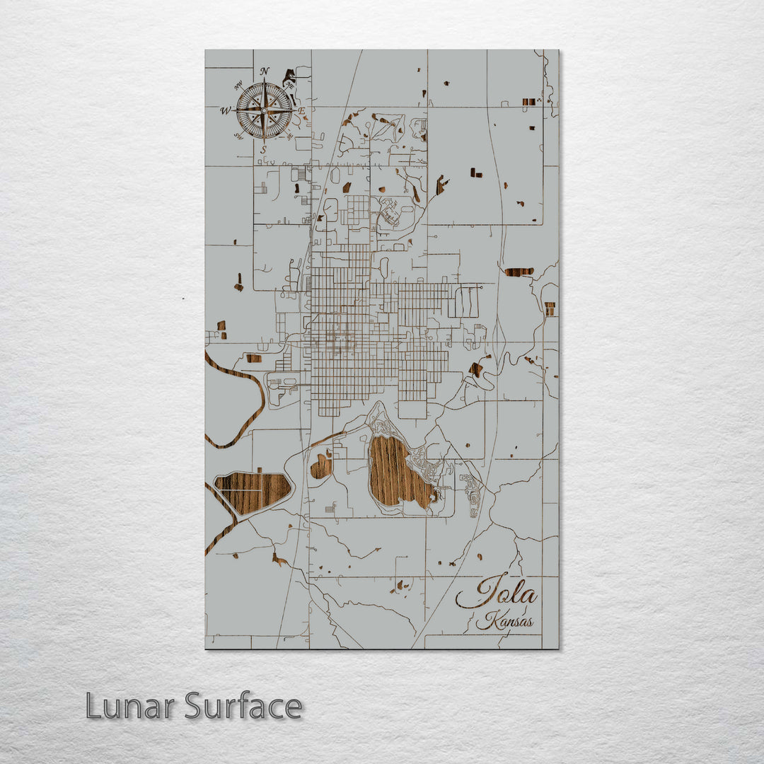 Iola, Kansas Street Map