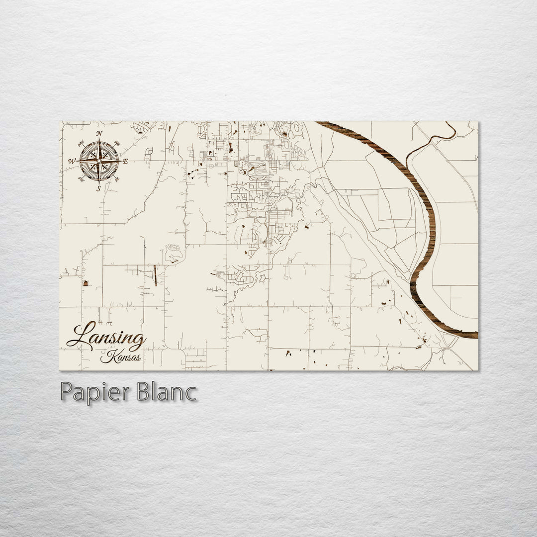 Lansing, Kansas Street Map