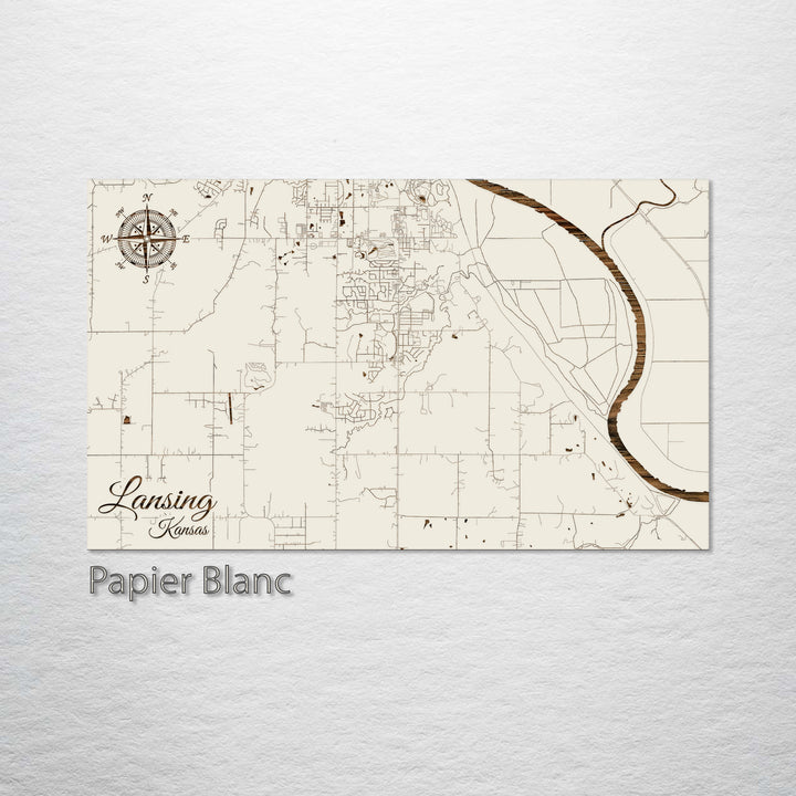 Lansing, Kansas Street Map