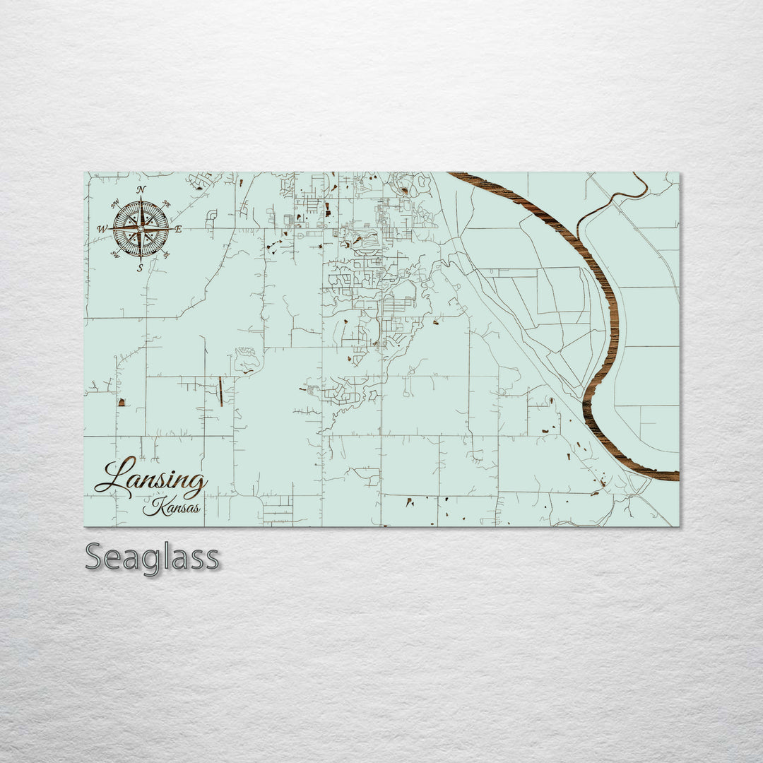 Lansing, Kansas Street Map