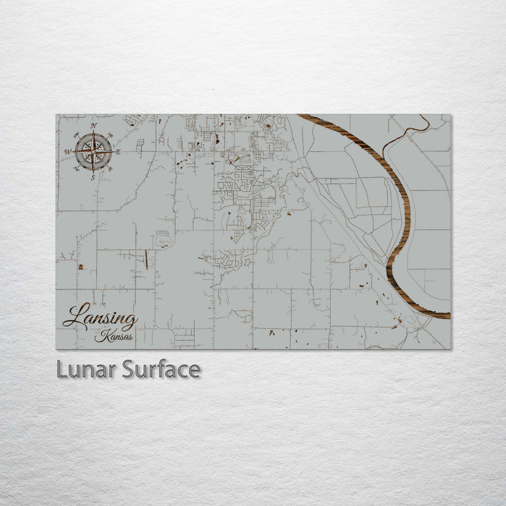 Lansing, Kansas Street Map