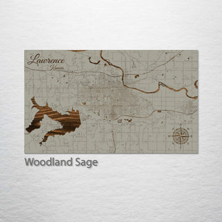 Lawrence, Kansas Street Map