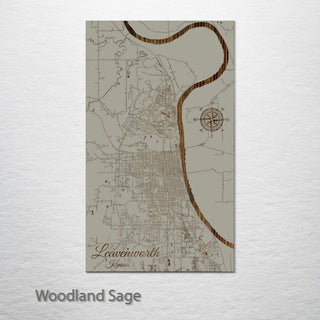 Leavenworth, Kansas Street Map