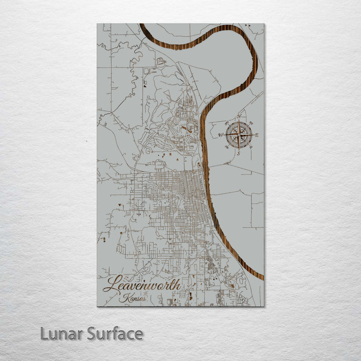 Leavenworth, Kansas Street Map