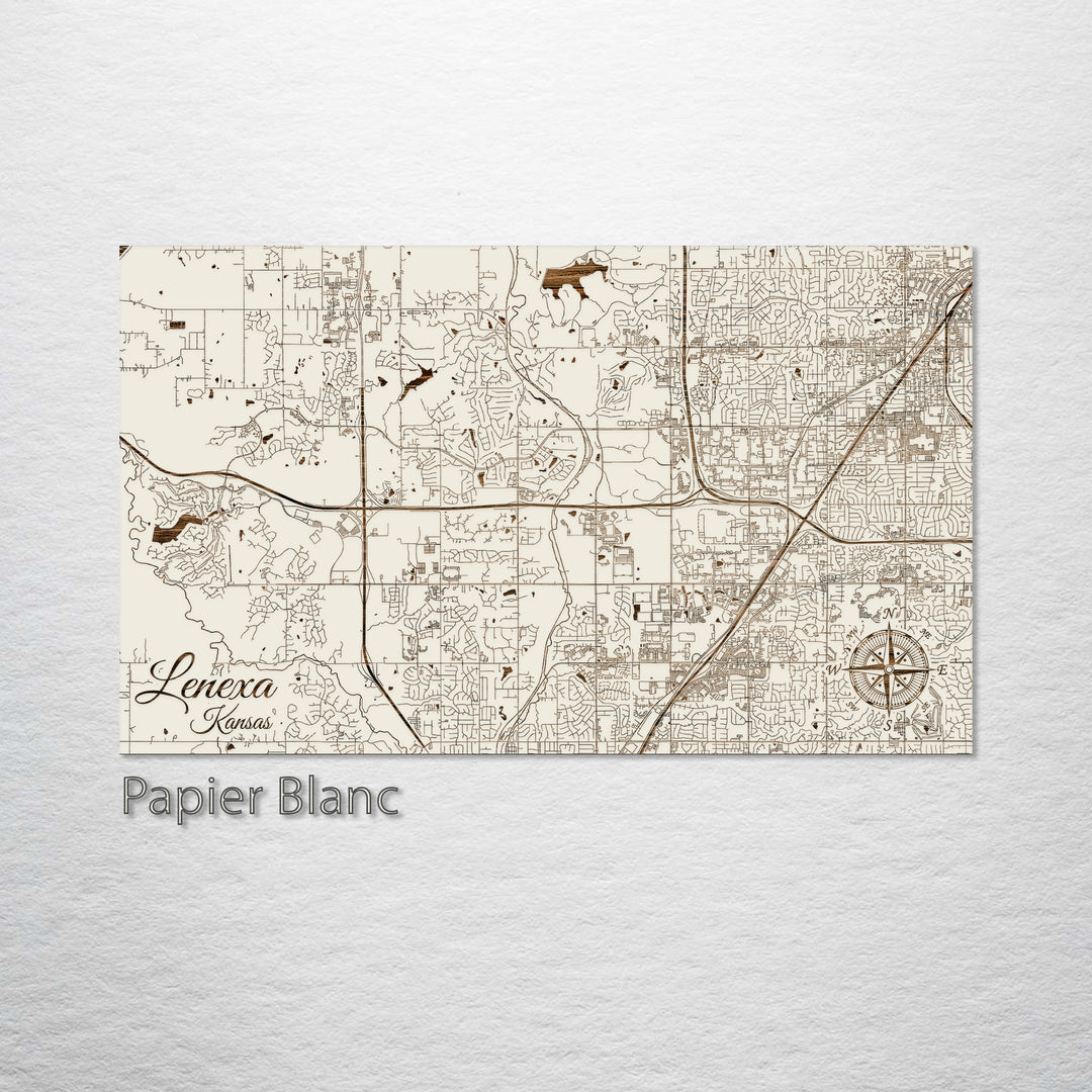 Lenexa, Kansas Street Map