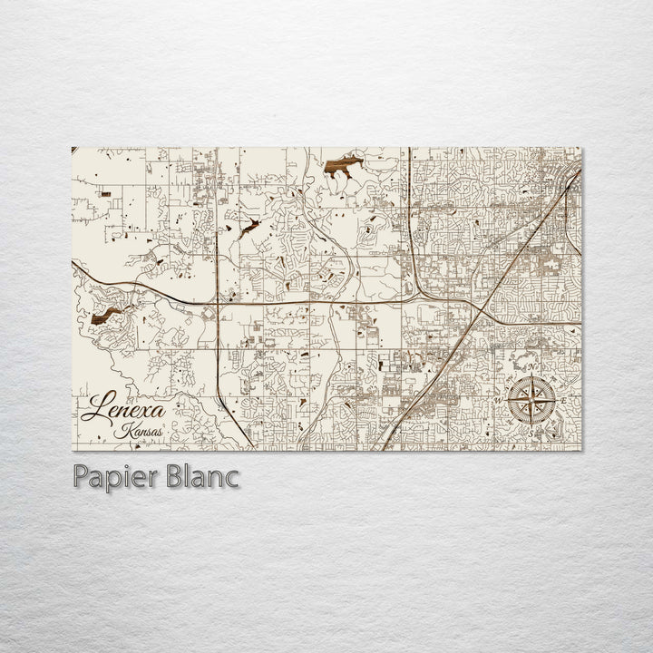 Lenexa, Kansas Street Map