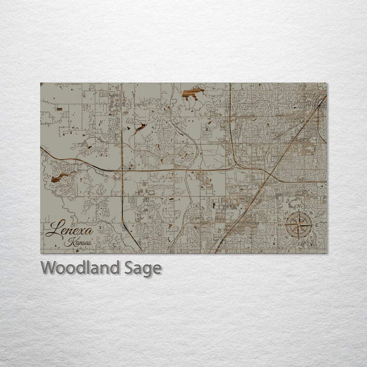 Lenexa, Kansas Street Map