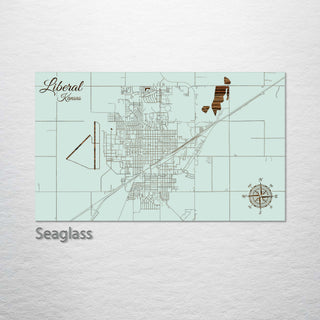 Liberal, Kansas Street Map