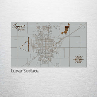 Liberal, Kansas Street Map
