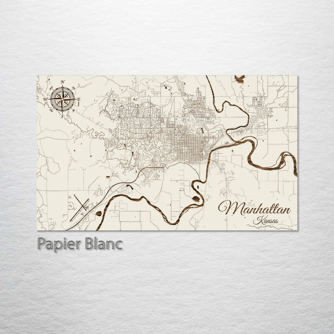 Manhattan, Kansas Street Map