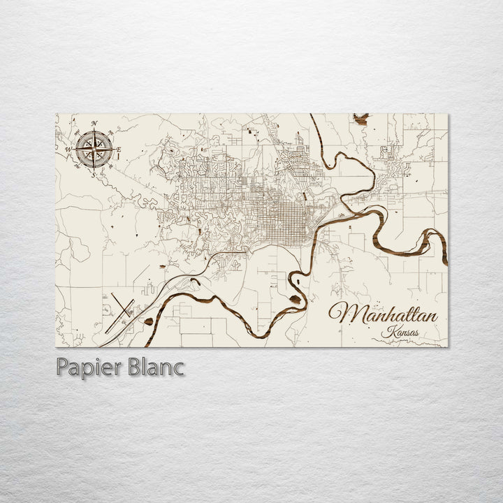 Manhattan, Kansas Street Map